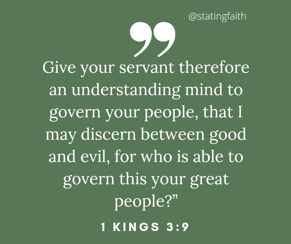 Spiritual Discernment Verse