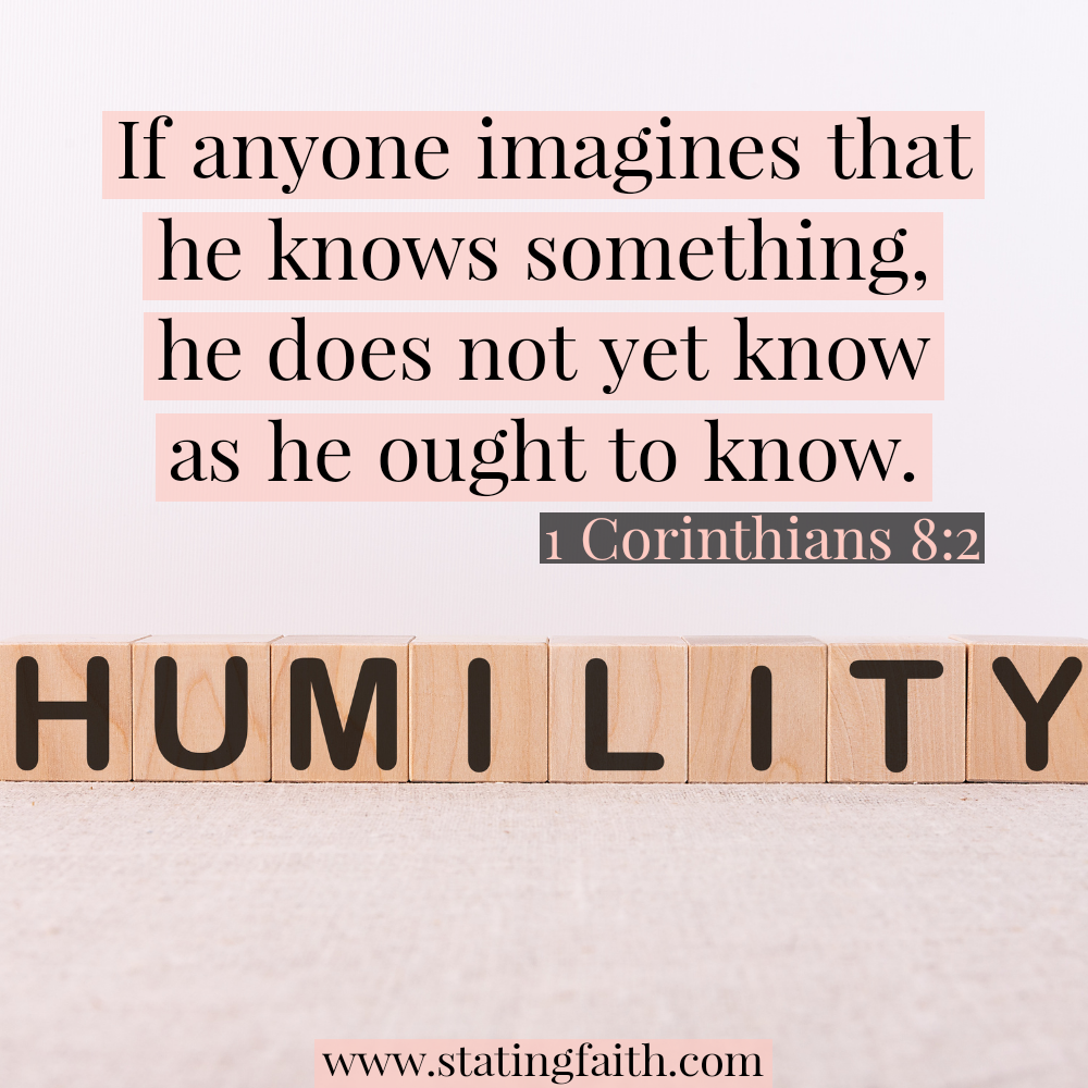 God-lens: A verse on humility