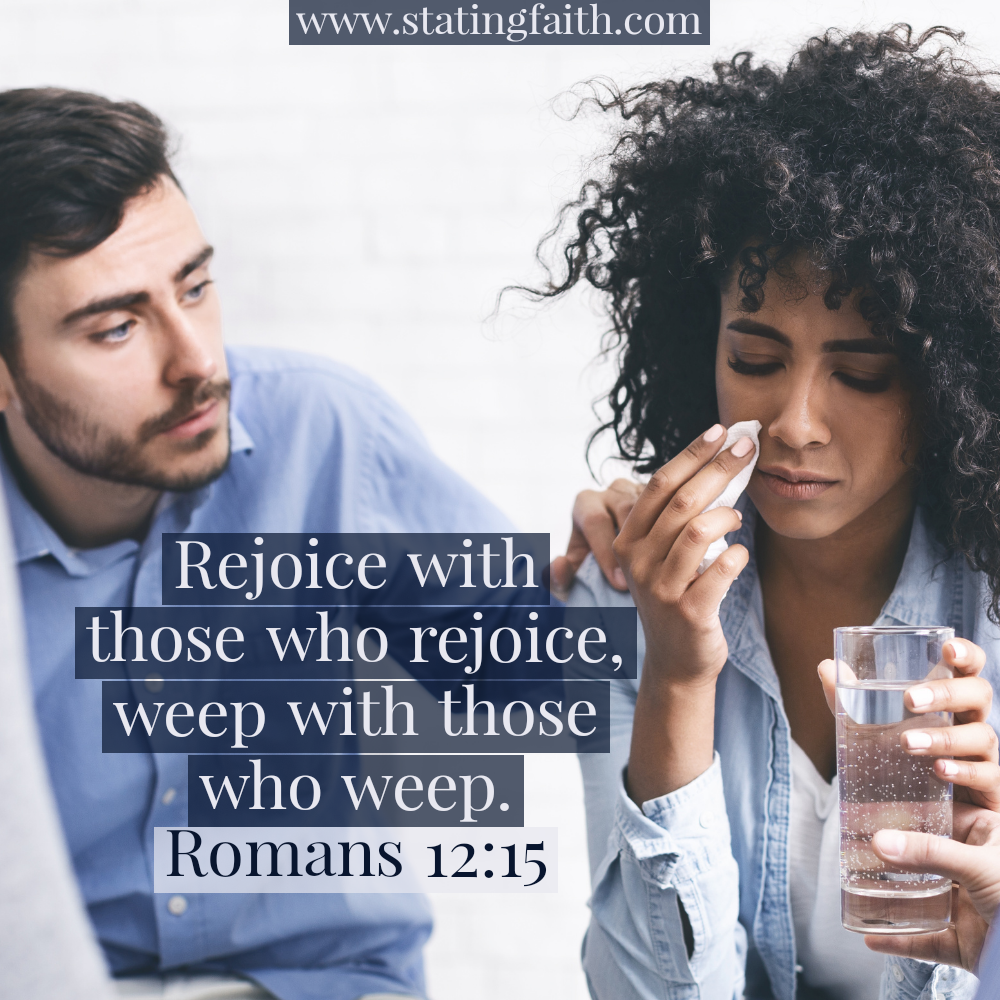 Rejoice - Romans 12:15

