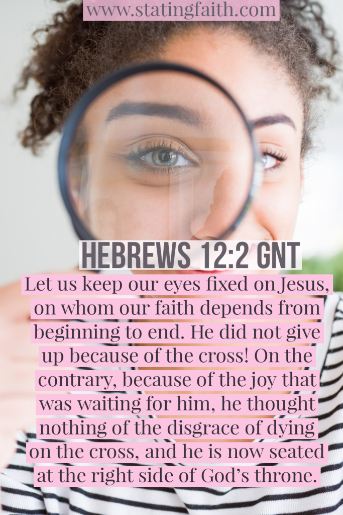 Hebrews 12:2 GNT